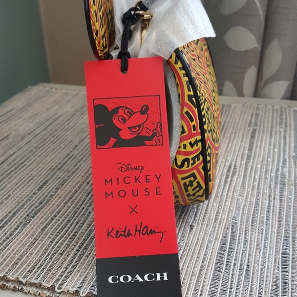 Coach Disney Mickey Mouse Keith Hearing kisslock - Picture 9 of 12